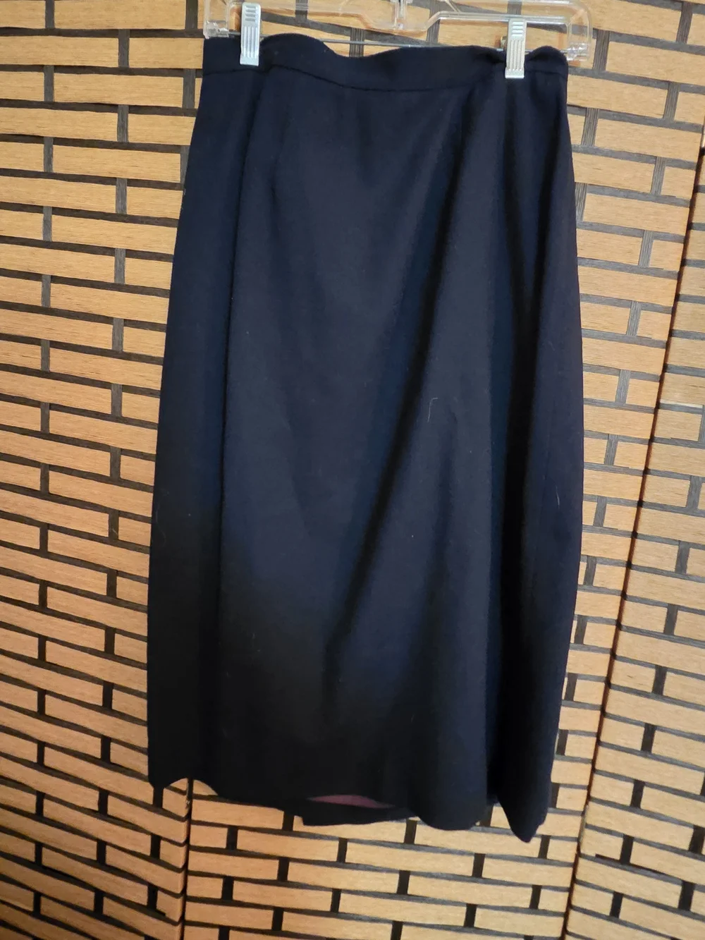Vintage Christian Dior Boutique Paris Navy Wool Belted Blazer & Skirt Suit Set